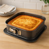 REGENT BAKEWARE SPRINGFORM SQUARE NON STICK CAKE PAN, (280X280X65MM)