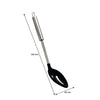 REGENT KITCHEN NYLON SLOTTED SPOON WITH ST STEEL HANDLE, 330MM