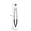 REGENT KITCHEN BASTING BRUSH & SERVING TONG NYLON AND STAINLESS STEEL SET, (40X255MM l 35X265MM)