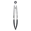 REGENT KITCHEN BASTING BRUSH & SERVING TONG NYLON AND STAINLESS STEEL SET, (40X255MM l 35X265MM)
