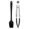 REGENT KITCHEN BASTING BRUSH & TONG NYLON AND STAINLESS STEEL 2PCE SET, 255MM l 265MM