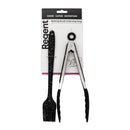 REGENT KITCHEN BASTING BRUSH AND TONG NYLON & STAINLESS STEEL 2PCS SET