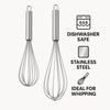 REGENT BAKEWARE WHISKS STAINLESS STEEL 2 PIECE SET