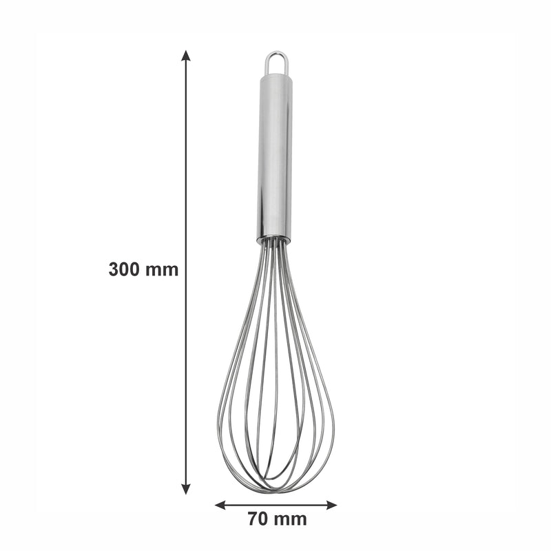 REGENT BAKEWARE WHISKS STAINLESS STEEL 2 PIECE SET