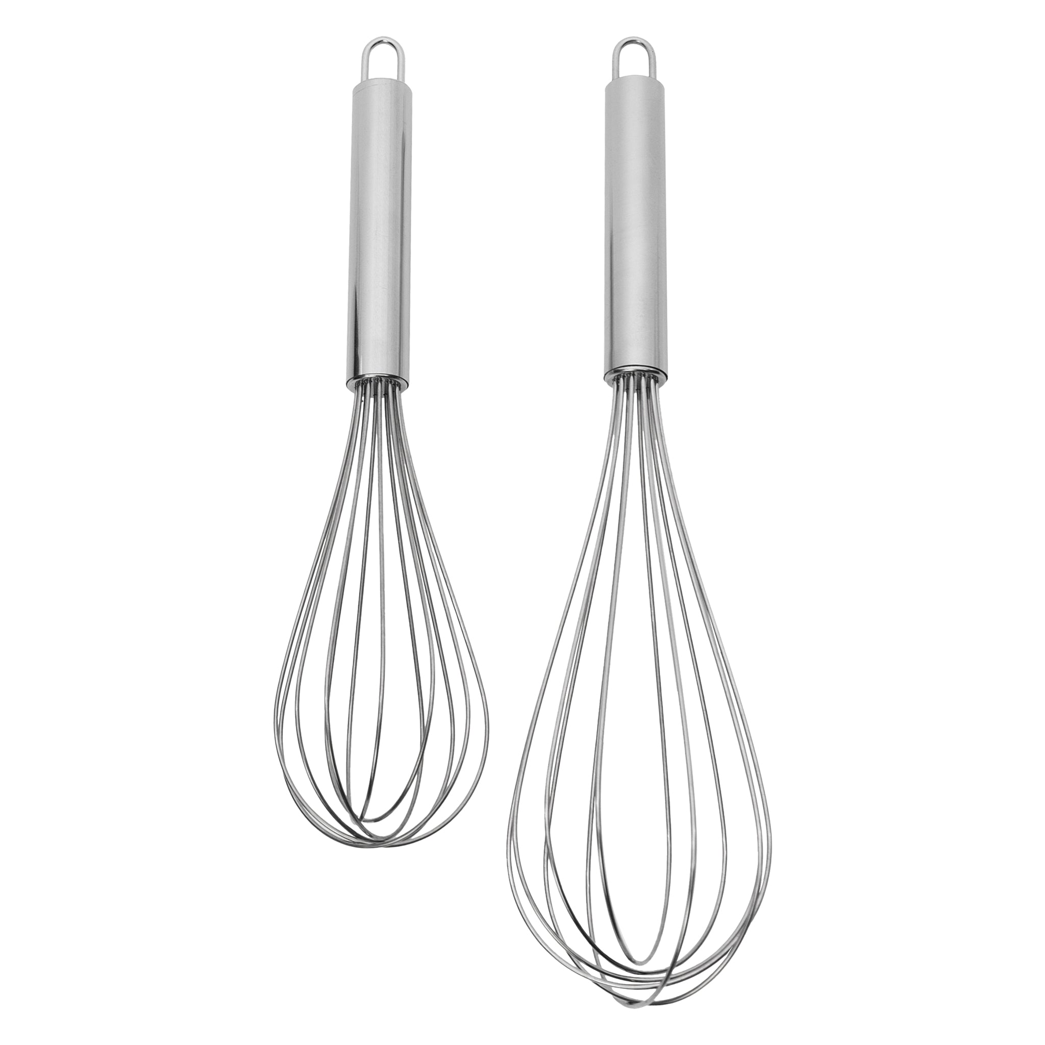 REGENT BAKEWARE WHISKS STAINLESS STEEL 2PCS SET