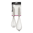 REGENT BAKEWARE WHISKS STAINLESS STEEL 2PCS SET