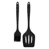 REGENT KITCHEN BASTING BRUSH AND TURNER NYLON SPECKLED BLACK 2PCE SET, 260MM l 300MM