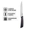 REGENT KITCHEN PREMIUM CARVING KNIFE WITH BLACK AND GREY HANDLE, 320MM
