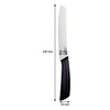 REGENT KITCHEN PREMIUM BREAD KNIFE WITH BLACK AND GREY HANDLE, 320MM
