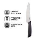 REGENT KITCHEN PREMIUM CHEF KNIFE WITH BLACK AND GREY HANDLE, 325MM