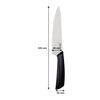 REGENT KITCHEN PREMIUM CHEF KNIFE WITH BLACK AND GREY HANDLE, 325MM
