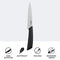 REGENT KITCHEN PREMIUM UTILITY KNIFE WITH BLACK AND GREY HANDLE, 230MM