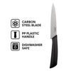 REGENT KITCHEN PREMIUM UTILITY KNIFE WITH BLACK AND GREY HANDLE, 230MM