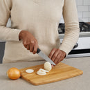 REGENT KITCHEN PREMIUM UTILITY KNIFE WITH BLACK AND GREY HANDLE, 230MM