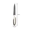 REGENT KITCHEN PREMIUM UTILITY KNIFE WITH GREY AND WHITE HANDLE, (225X22MM)