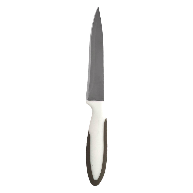 REGENT KITCHEN PREMIUM UTILITY KNIFE WITH GREY AND WHITE HANDLE, (225X22MM)