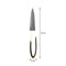 REGENT KITCHEN PREMIUM PARING KNIFE WITH GREY AND WHITE HANDLE, (190X22MM)