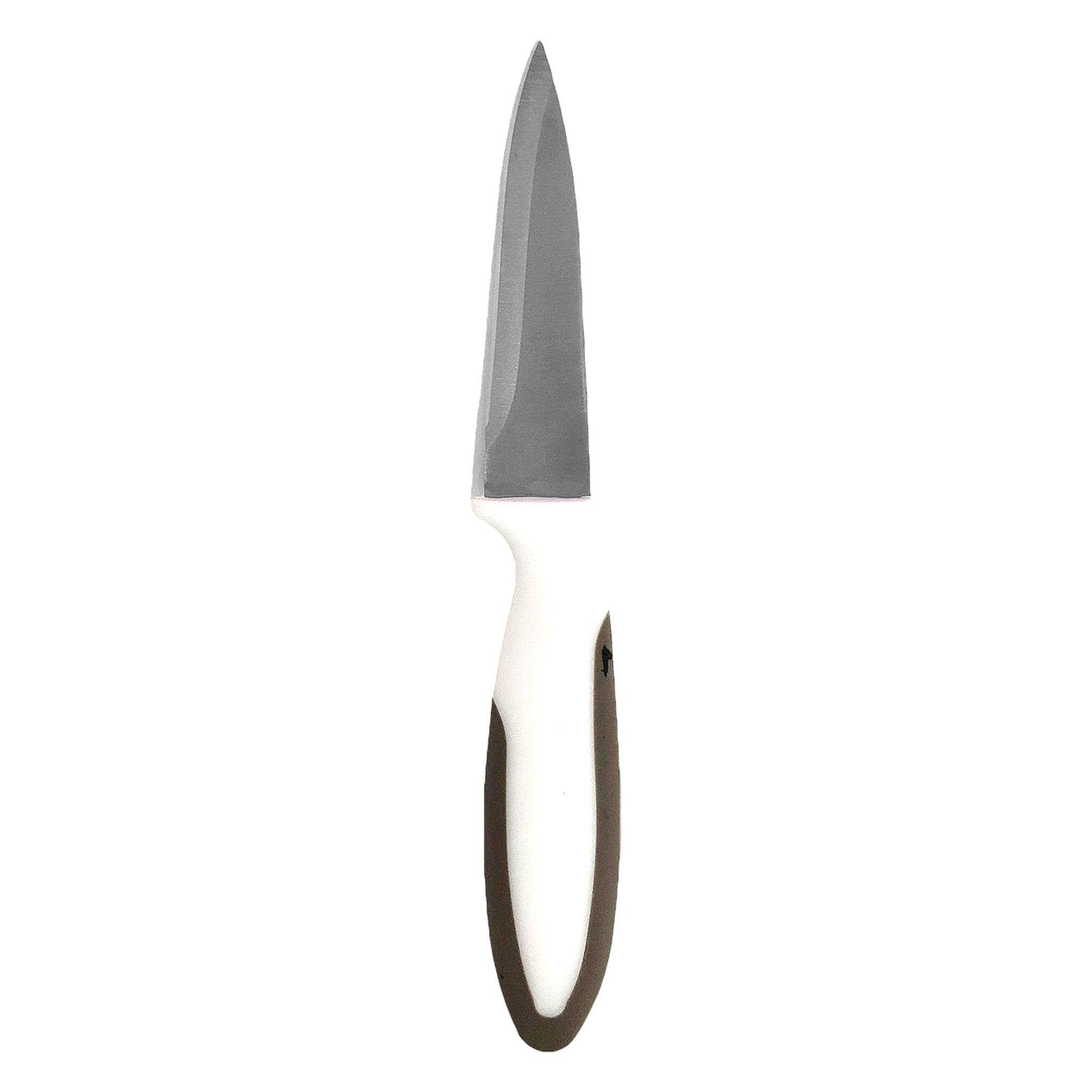 REGENT KITCHEN PREMIUM PARING KNIFE WITH GREY AND WHITE HANDLE, 190MM