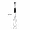 REGENT PREMIUM WHISK STAINLESS STEEL WITH PP+SS BLACK HANDLE, 300MM