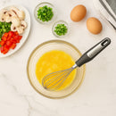 REGENT PREMIUM WHISK STAINLESS STEEL WITH PP+SS BLACK HANDLE, 300MM