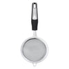 REGENT PREMIUM STRAINER STAINLESS STEEL WITH PP+SS BLACK HANDLE BLACK, 295MM
