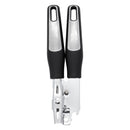 REGENT PREMIUM CAN OPENER STAINLESS STEEL WITH PP+SS BLACK HANDLES, 215MM