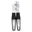 REGENT PREMIUM CAN OPENER STAINLESS STEEL WITH PP+SS BLACK HANDLES, 215MM