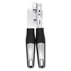 REGENT PREMIUM CAN OPENER STAINLESS STEEL WITH PP+SS BLACK HANDLES, 215MM