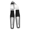 REGENT PREMIUM GARLIC PRESS STAINLESS STEEL WITH PP+SS BLACK HANDLES, 200MM