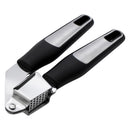 REGENT PREMIUM GARLIC PRESS STAINLESS STEEL WITH PP+SS BLACK HANDLES, 200MM