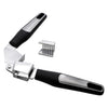 REGENT PREMIUM GARLIC PRESS STAINLESS STEEL WITH PP+SS BLACK HANDLES, 200MM