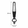 REGENT PREMIUM CAN AND BOTTLE OPENER STAINLESS STEEL WITH PP+SS BLACK HANDLE, 200MM