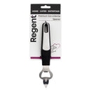 REGENT PREMIUM CAN AND BOTTLE OPENER STAINLESS STEEL WITH PP+SS BLACK HANDLE, 200MM