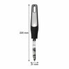 REGENT PREMIUM PEELER STAINLESS STEEL WITH PP+SS BLACK HANDLE, 220MM