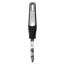 REGENT PREMIUM PEELER STAINLESS STEEL WITH PP+SS BLACK HANDLE, 220MM