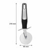 REGENT PREMIUM PIZZA CUTTER STAINLESS STEEL WITH PP+SS BLACK HANDLE, 65MM DIA