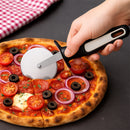 REGENT PREMIUM PIZZA CUTTER STAINLESS STEEL WITH PP+SS BLACK HANDLE, 65MM DIA