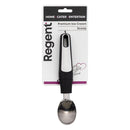 REGENT PREMIUM ICE CREAM SCOOP ST STEEL WITH PP+SS BLACK HANDLE, 200MM