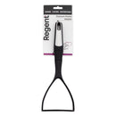 REGENT PREMIUM POTATO MASHER BLACK NYLON WITH PP+SS HANDLE, 300MM