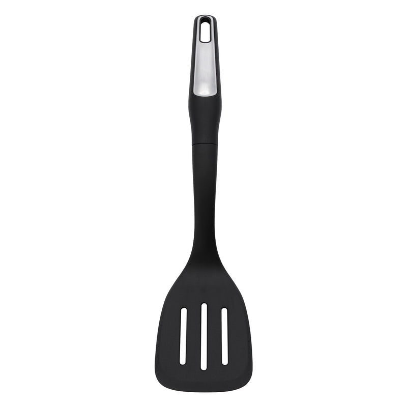 REGENT PREMIUM SLOTTED TURNER BLACK NYLON WITH PP+SS HANDLE, 365MM