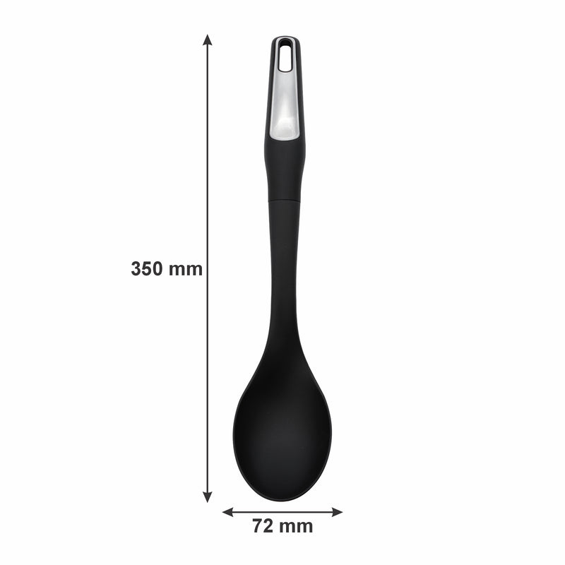 REGENT PREMIUM SERVING SPOON BLACK NYLON WITH PP+SS HANDLE, 350MM