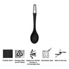 REGENT PREMIUM SERVING SPOON BLACK NYLON WITH PP+SS HANDLE, 350MM