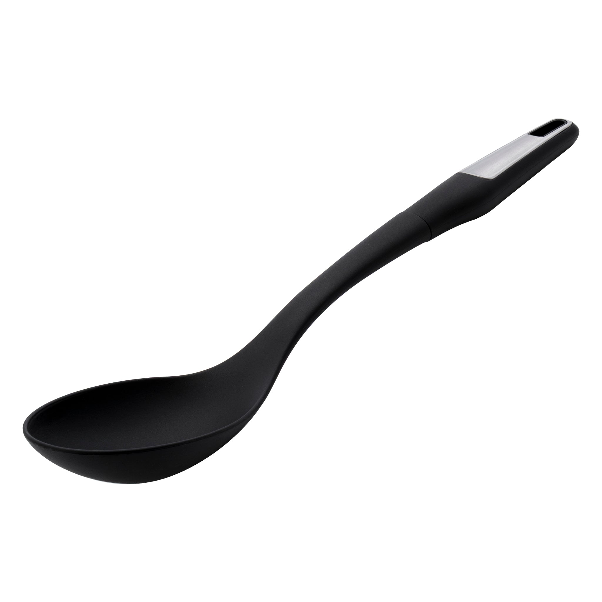 REGENT PREMIUM SERVING SPOON BLACK NYLON WITH PP+SS HANDLE, 350MM