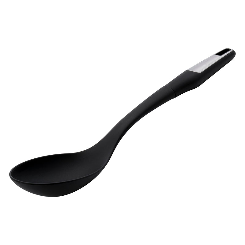 REGENT PREMIUM SERVING SPOON BLACK NYLON WITH PP+SS HANDLE, 350MM
