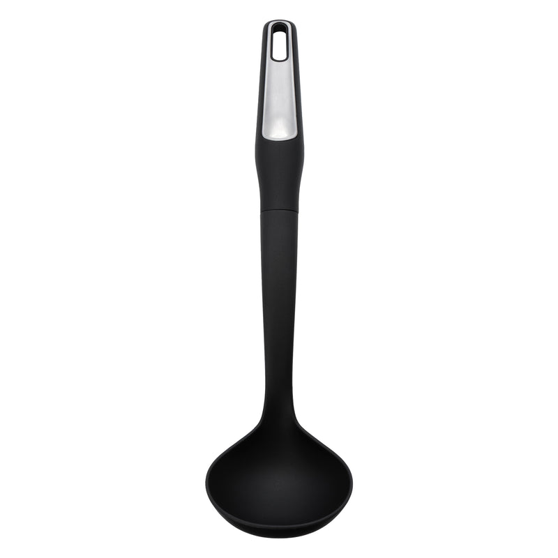 REGENT PREMIUM LADLE BLACK NYLON WITH PP+SS HANDLE, 330MM