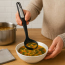REGENT PREMIUM LADLE BLACK NYLON WITH PP+SS HANDLE, 330MM