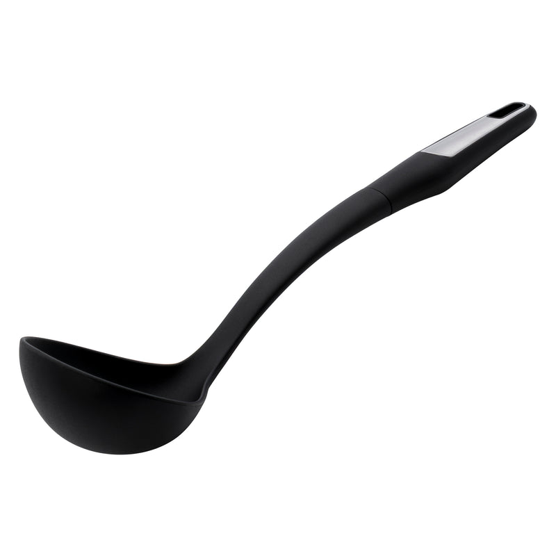 REGENT PREMIUM LADLE BLACK NYLON WITH PP+SS HANDLE, 330MM