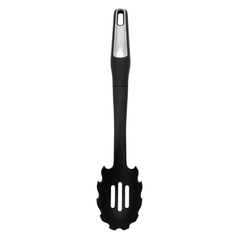 REGENT PREMIUM SPAGHETTI SERVING SPOON BLACK NYLON WITH PP+SS HANDLE, 350MM