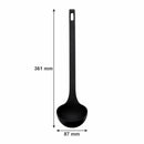 REGENT PREMIUM KITCHEN TOOLS BLACK NYLON 5PK SET, 355MM