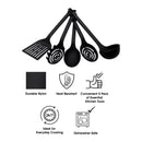 REGENT PREMIUM KITCHEN TOOLS BLACK NYLON 5PK SET, 355MM